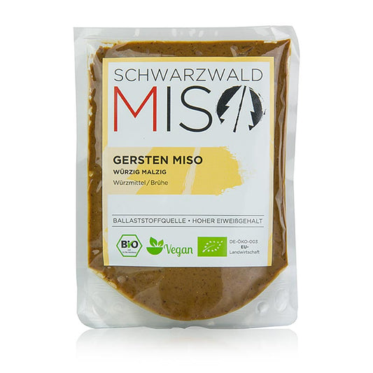 Organic 220g Schwarzwald Miso, with a spicy and malty flavor