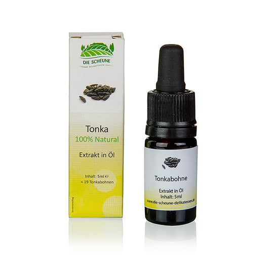 Natürliches Tonkabohne Aroma, flüssig, Die Scheune, 5 ml - hochwertiges flüssiges Aroma aus Tonkabohnen, hergestellt von Die Scheune in 5 ml Flasche (German)