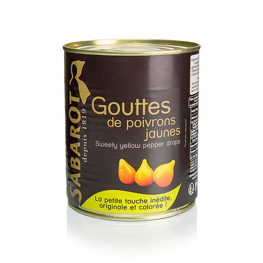 Paprikatropfen, gelb, Sweety Drops, "Gouttes de Poivron", 793 g