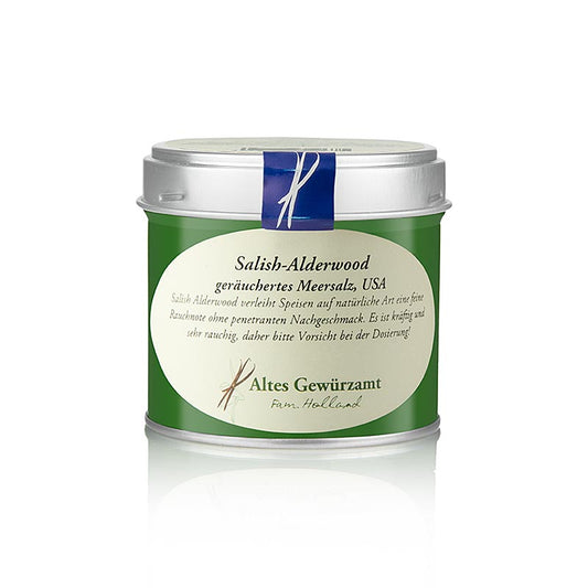 Smoked Sea Salt Salish-Alderwood, Altes Gewürzamt, 170 g, perfect for adding rich, smoky flavor to your favorite dishes