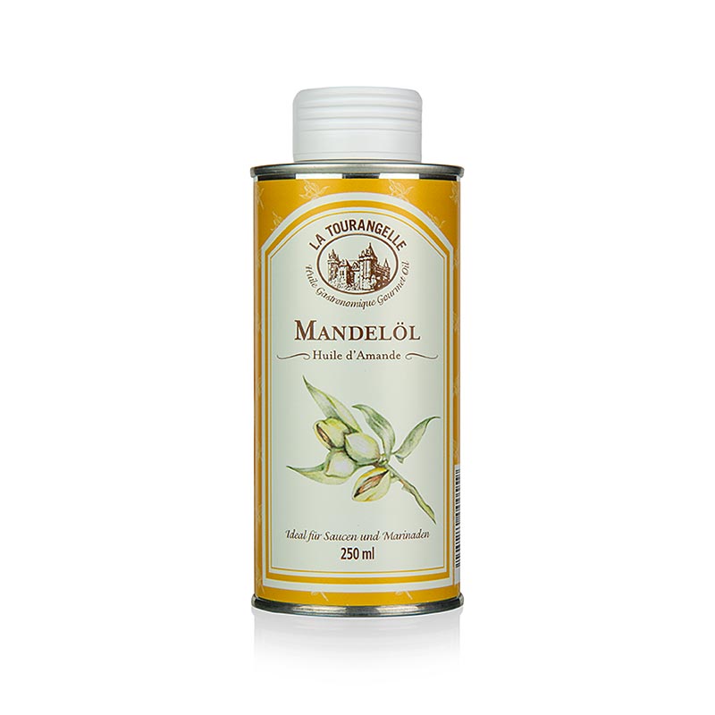 Mandelöl, geröstet, La Tourangelle, 250 ml - hochwertiges, aromatisches Öl aus gerösteten Mandeln in einer handlichen 250 ml Flasche