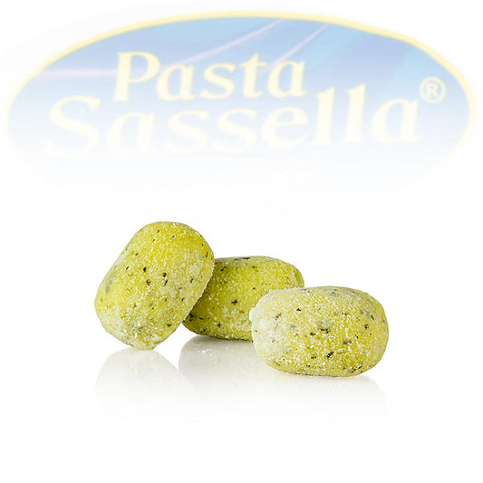 Delicious Gnocchi alla Rucola with Ricotta-Rucola filling made with Sassella, 500g