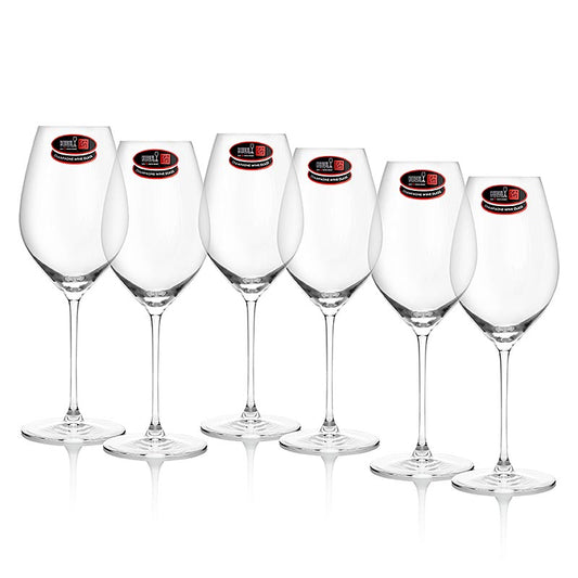 German: Riedel Veritas Glas - Champagner (0449/28), im Geschenkkarton, 6 Stück - Exquisites Set mit 6 Champagnergläsern von Riedel Veritas in stilvollem Geschenkkarton