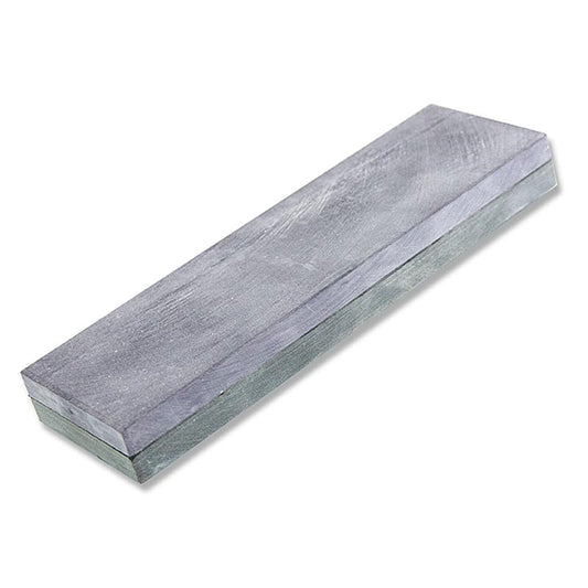 Schleifstein Belgischer Brocken, Kombistein blau/grau, 20x6cm, 1200/5000er, 1 St - high-quality dual-sided sharpening stone for precision knife sharpening