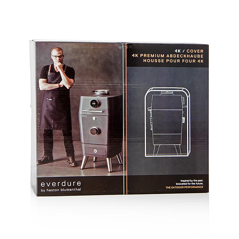 Schwarze Abdeckhaube für den 4K Ofen von everdure montargo / Heston Blumenthal, 1 Stück