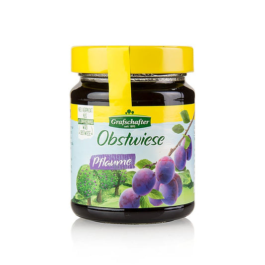 Delicious and flavorful Grafschafter Obstwiese Pflaume (Pflaumenmus) in a 300 g jar