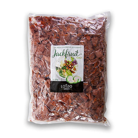 Bio gewürfeltes Jackfruit Fruchtfleisch, natürlich und vegan, in 2 kg Verpackung von Lotao