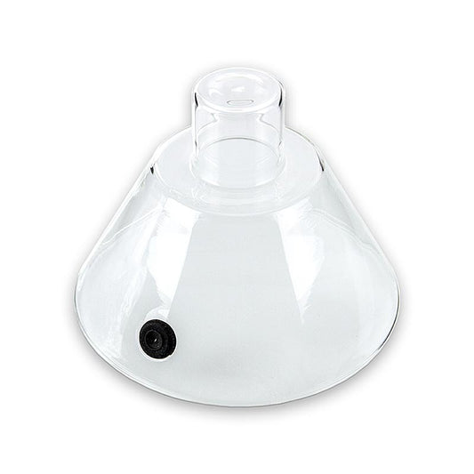 Räucher-Glasglocke (Tajine) with valve, 18cm diameter, designed for Super-Aladin-Profi, 1 piece, ideal for smoking and flavoring food