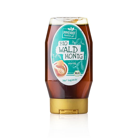 Breitsamer Immenhof Waldhonig, Squeezeflasche, BIO, 350 g - natural organic honey in a convenient 350g squeeze bottle