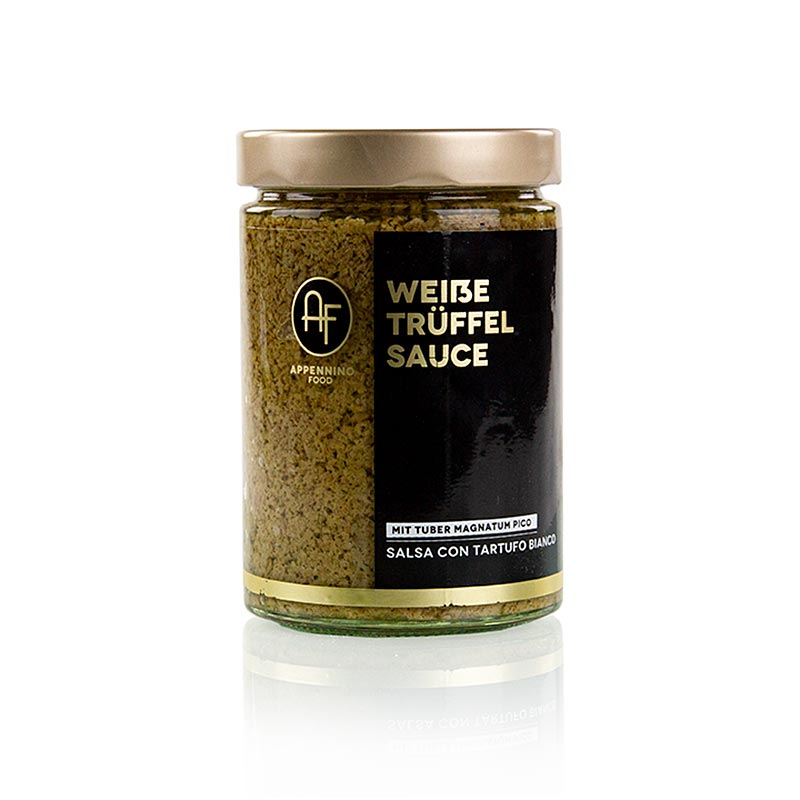 Trüffelsauce (SALSA Tartufata), mit weißen Trüffeln (Tuber magnatum), Appennino, 500 g