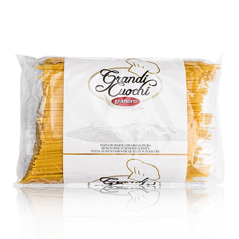 Granoro Lingue di Passero, Bandnudel, 3mm, No3, 3 kg - high-quality Italian pasta in a 3 kg package