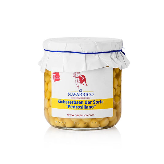 Organic, gluten-free Kleine Kichererbsen Pedrosillano from Lake, Navarrico in a 325 g packaging