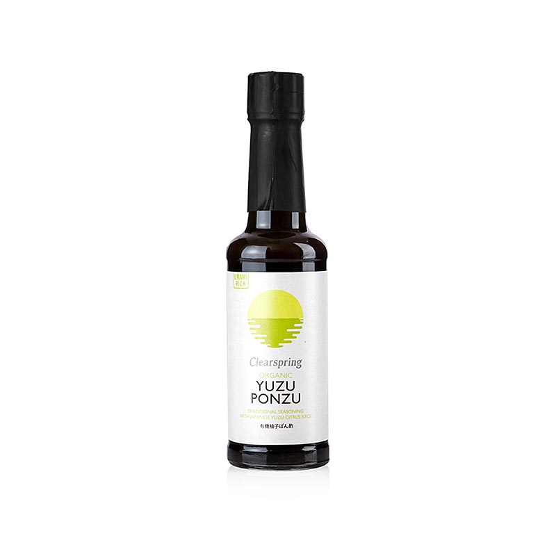 Clearspring Bio Organic Yuzu Ponzu Sauce, 150 ml bottle, made with natural ingredients