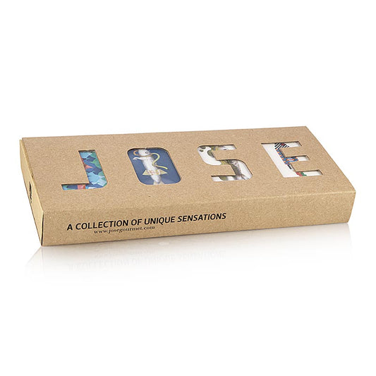 Jose Gourmet Konserven Set (Makrelen, gr & kl Sardinen, Sardinen in Tomatens), 395 g, 4 tlg - Hochwertiges Fischkonserven-Set in einer 395-g-Packung mit Makrelen, großen und kleinen Sardinen sowie Sardinen in Tomatensauce