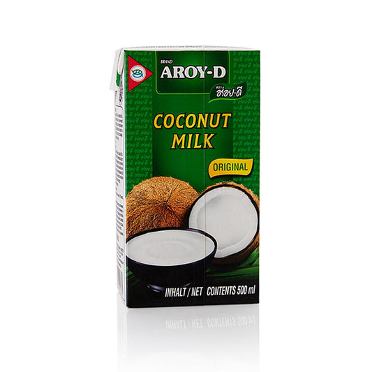 English

Alt text: Aroy-D 500 ml of Kokosmilch, a popular coconut milk product