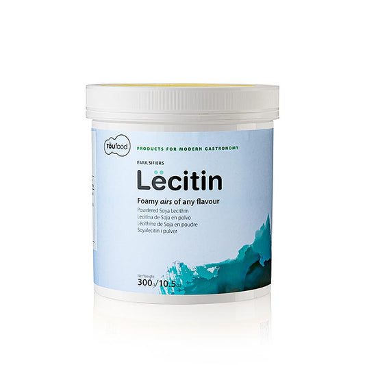 TÖUFOOD LËCITIN, Emulgator Lecithin, 300 g - hochwertiger Emulgator für Lebensmittelzubereitung und Backwaren