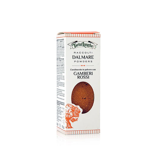 Dehydrated 50g Tartuflanghe DALMARE® red shrimp powder, ideal for seasoning