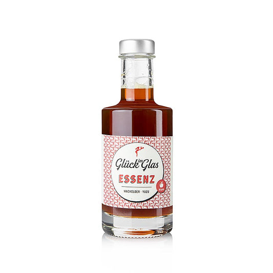 Glück im Glas - Wacholder Yuzu Essenz, 200 ml: Aromatic and flavorful essence perfect for cocktails and culinary creations