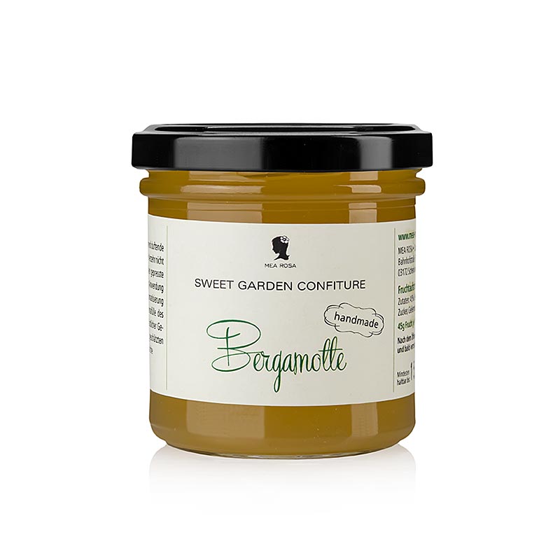 Sweet Garden Confiture - Bergamotte Fruchtaufstrich, Mea Rosa, 180 g: Delicious fruit spread made with bergamot, perfect for breakfast or dessert