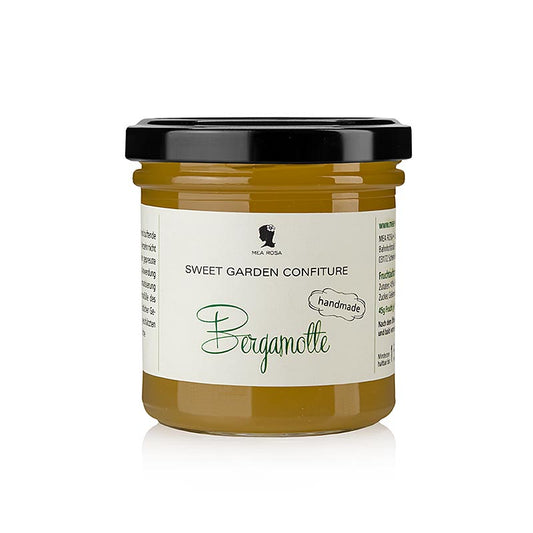 Sweet Garden Confiture - Bergamotte Fruchtaufstrich, Mea Rosa, 180 g: Delicious fruit spread made with bergamot, perfect for breakfast or dessert