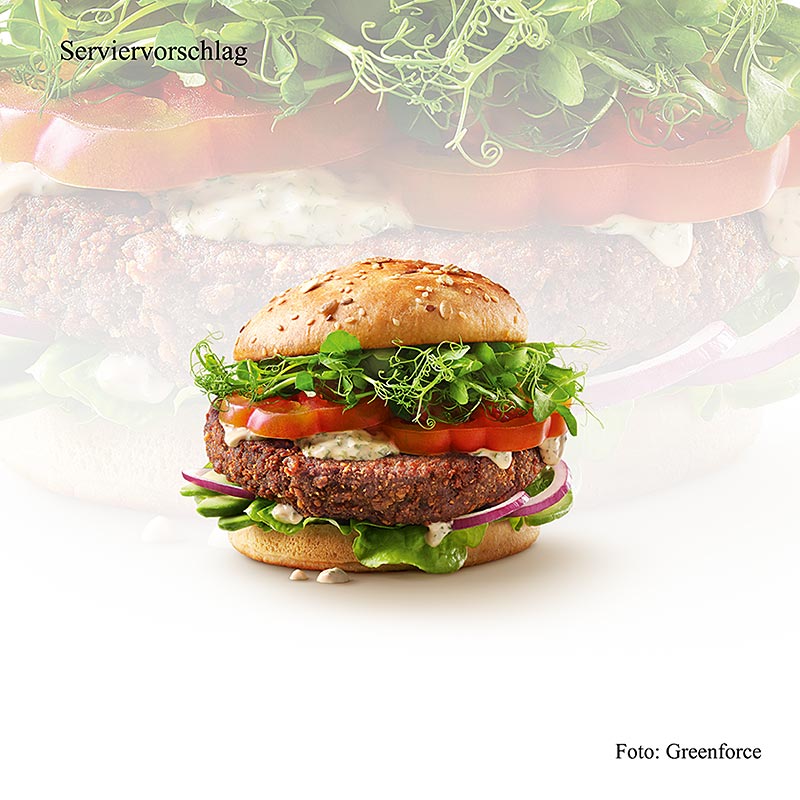 Fertigmix für vegane Burger Patties, hergestellt aus Erbsenprotein, 2 kg, ideal für vegetarische und vegane Ernährung