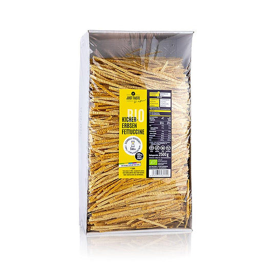 Bio glutenfreie Kichererbsen Fettuccine in einer 2,5 kg Verpackung von Just Taste