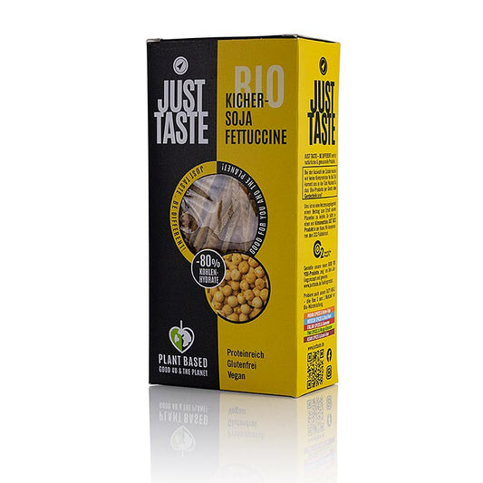 Image of Just Taste Kichererbsen Fettuccine, a gluten-free, organic product, 250 g