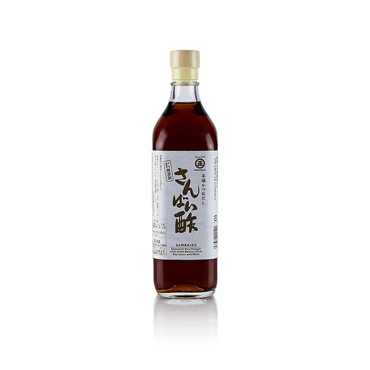 Bonito-Essig, Sanbaizu (Dashiessig), Japan, 700 ml - Traditional Japanese vinegar made from bonito and dashi, perfect for enhancing flavor in cooking and dressing