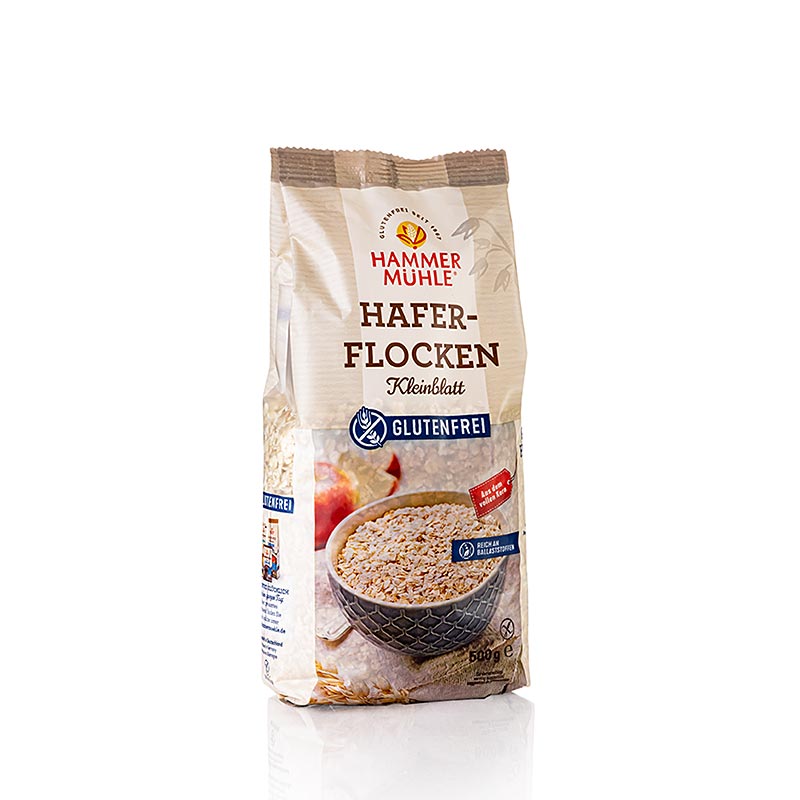 Haferflocken, glutenfrei, Kleinblatt, Hammermühle, 500 g