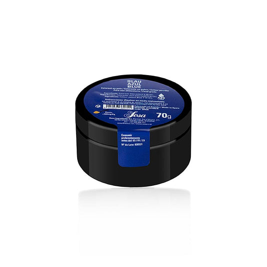 Sosa Lebensmittelfarbe Blau, Puder, wasserlöslich (39428), 70 g