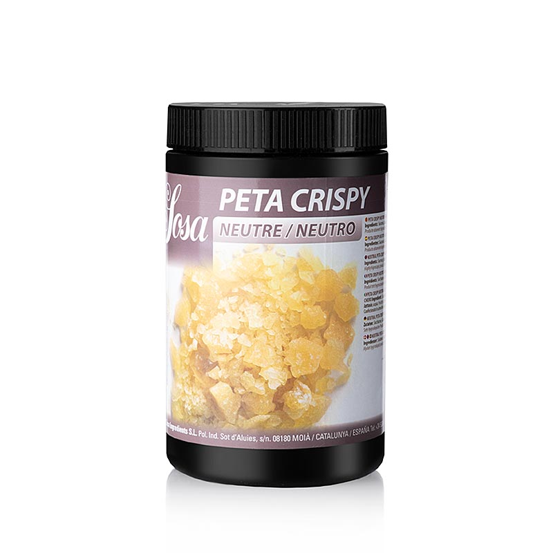 Close-up of Sosa Peta Crispy, Neutral (Knall Brause) (39496) powder with measuring spoon