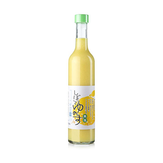 Yuzu Saft Shibotte, frisch, 100% Zitrusfruchtsaft, 500 ml - Ein erfrischender und natürlicher Zitrusfruchtsaft aus Yuzu, perfekt für vielseitige Verwendungszwecke