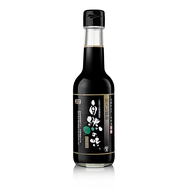 German

Alt Text: Dunkle Sojasauce aus schwarzen Sojabohnen, Morita Shoyu, 250 ml Flasche