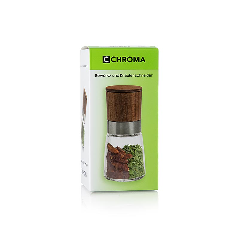 GM 0001 Chroma Kräuter- & Gewürzschneider with 136cm and lid, ideal for grinding herbs and spices, 1 piece