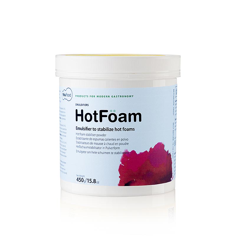 450 g TÖUFOOD HOT FÖAM stabilizer for emulsion (Espuma hot) product illustration (English)