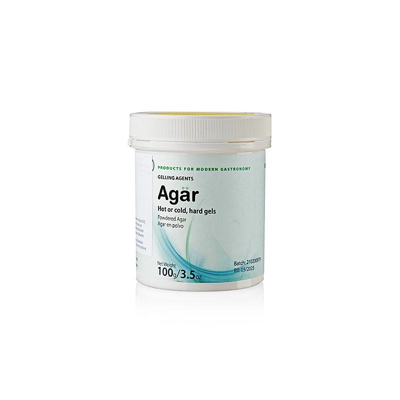 Organic TÖUFOOD AGÄR Agar Agar Gelatin, 100g, natural vegan thickening agent for desserts and jams, non-GMO and gluten-free (English)