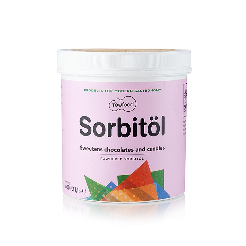 TÖUFOOD SORBITÖL, Sorbitol, 600 g - a natural sweetener for sugar-free products and low-calorie diets (English)