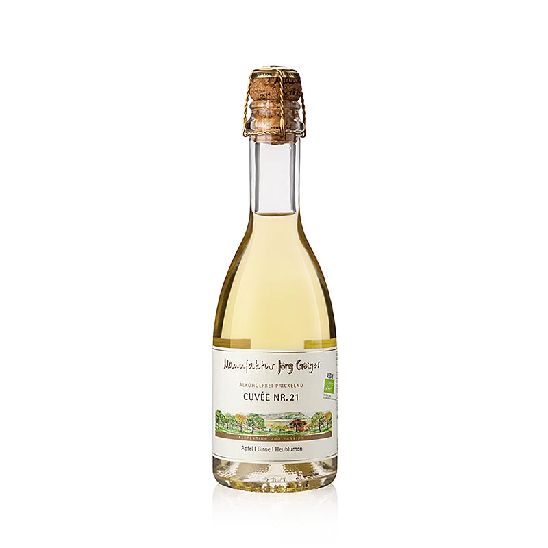 Manufaktur Jörg Geiger Alkoholfrei Prickelnd Cuvée 21 BIO 375 ml sparkling non-alcoholic beverage