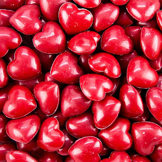 Leckere rote Schokoladenherzen von Petit Love, 2x2,1cm, 224g, 80 Stück