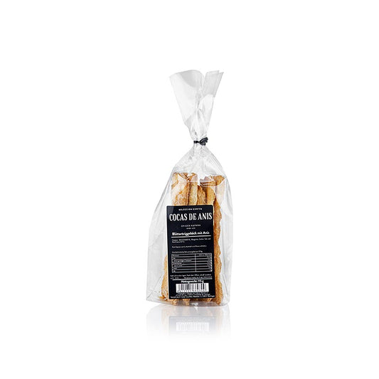 Delicious 115g Cocas de Anis, flaky pastry with aromatic anise flavor