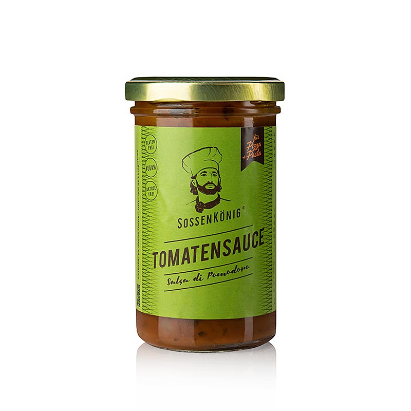 Küchenfertige Tomatensauce Sossenkönig, Salsa di Pomodore, 250 ml, perfekt für Pasta und mehr