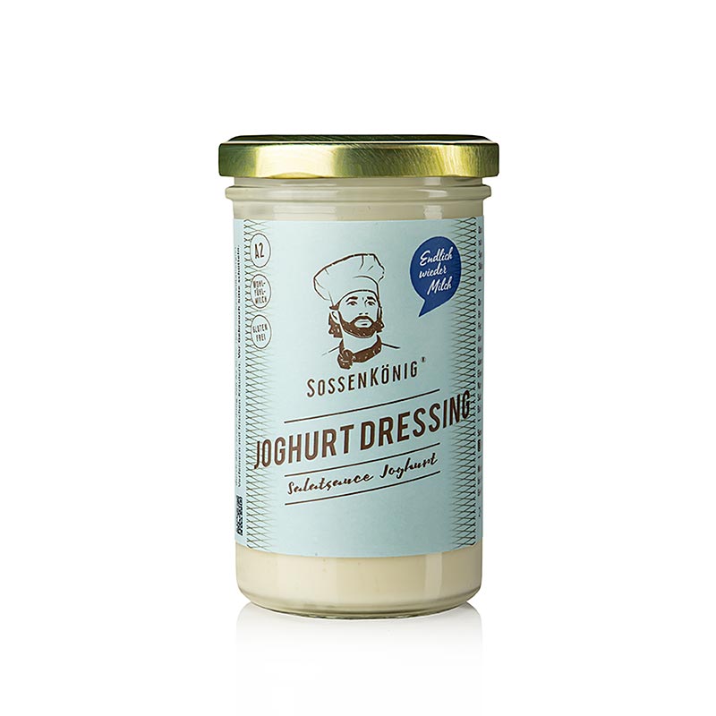 Joghurt Dressing A2, küchenfertige Sauce, 250 ml, ideal zum Verfeinern von Salaten und Gerichten