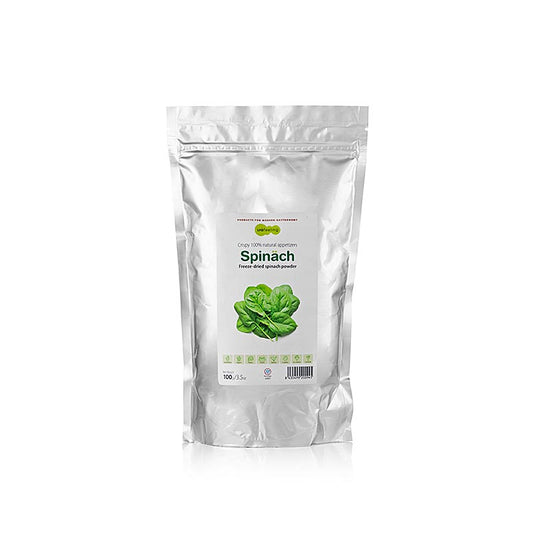 High-quality 100g freeze-dried spinach powder by TÖUFOOD LYOFËELING SPINÄCH