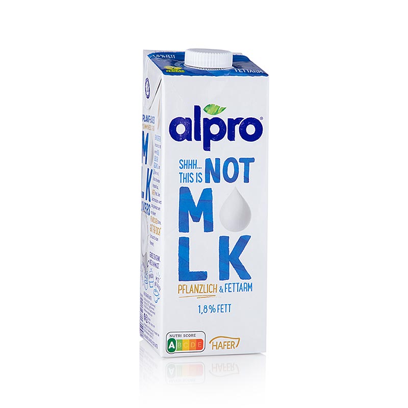 Pflanzliche Milchalternative aus Hafer mit 1,8% Fett von Alpro, 1 l - Produktbild