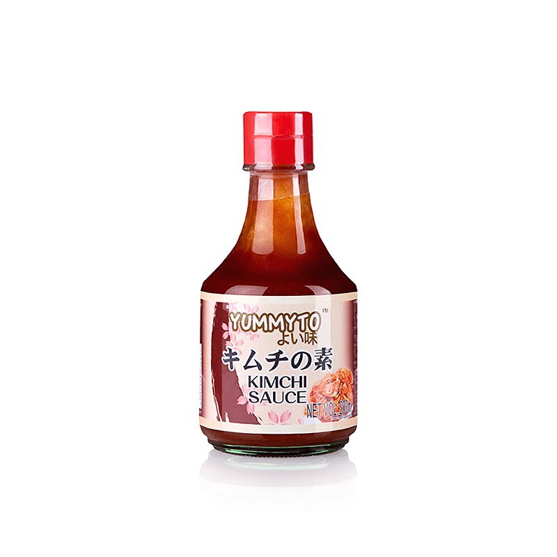 200 ml bottle of Yummyto Kim-Chee Sauce, a spicy chili sauce for making traditional KimChee, perfect for adding flavor to your favorite dishes (English)