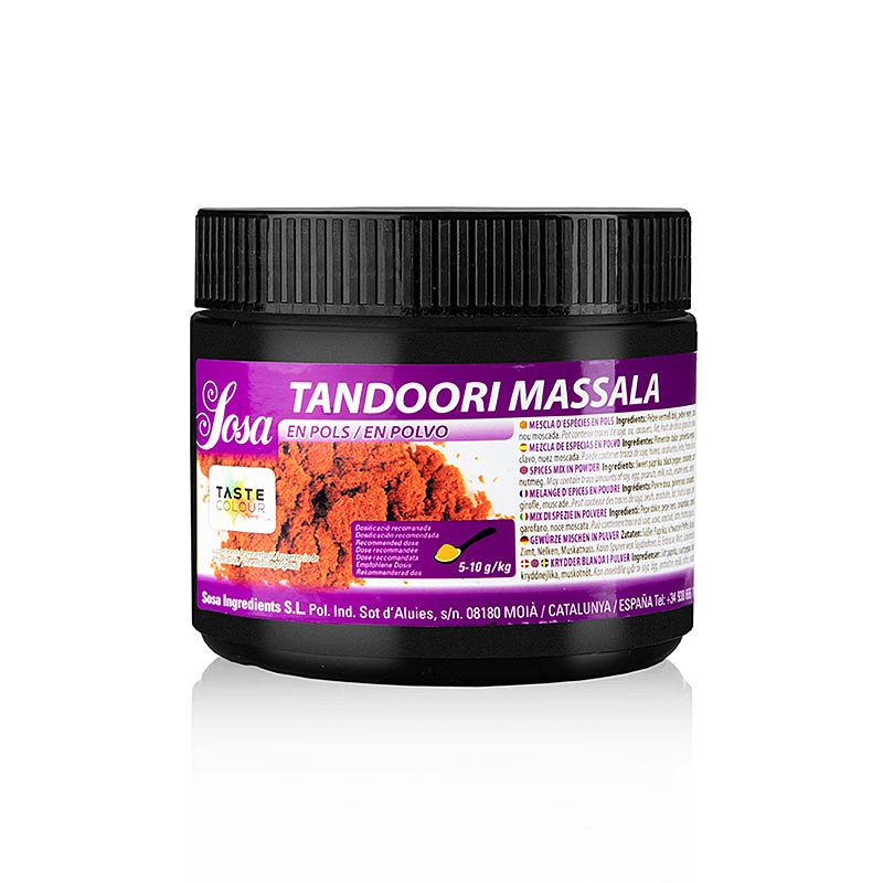 Sosa Gewürzmischung Tandoori Massala (40926), 200 g - Aromatic and flavorful Indian spice blend in 200 g packaging