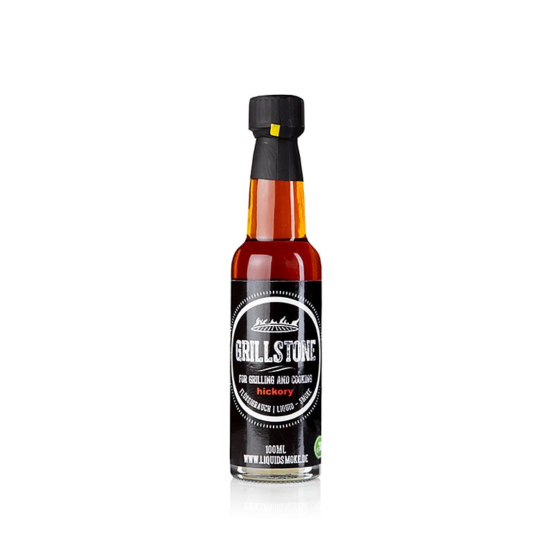 Flavorful and aromatic Grillstone Liquid Smoke Hickory Style, a 100 ml bottle of rich and authentic Flüssigrauch (English)