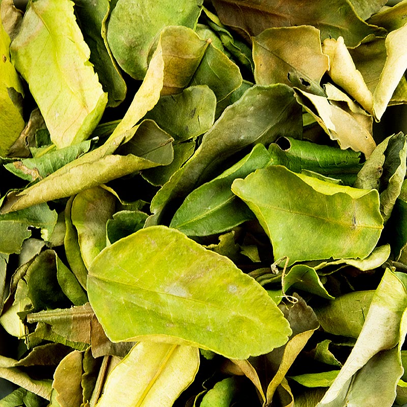 10 g of COCK dried whole Kaffir lime leaves - Limettenblätter (English)