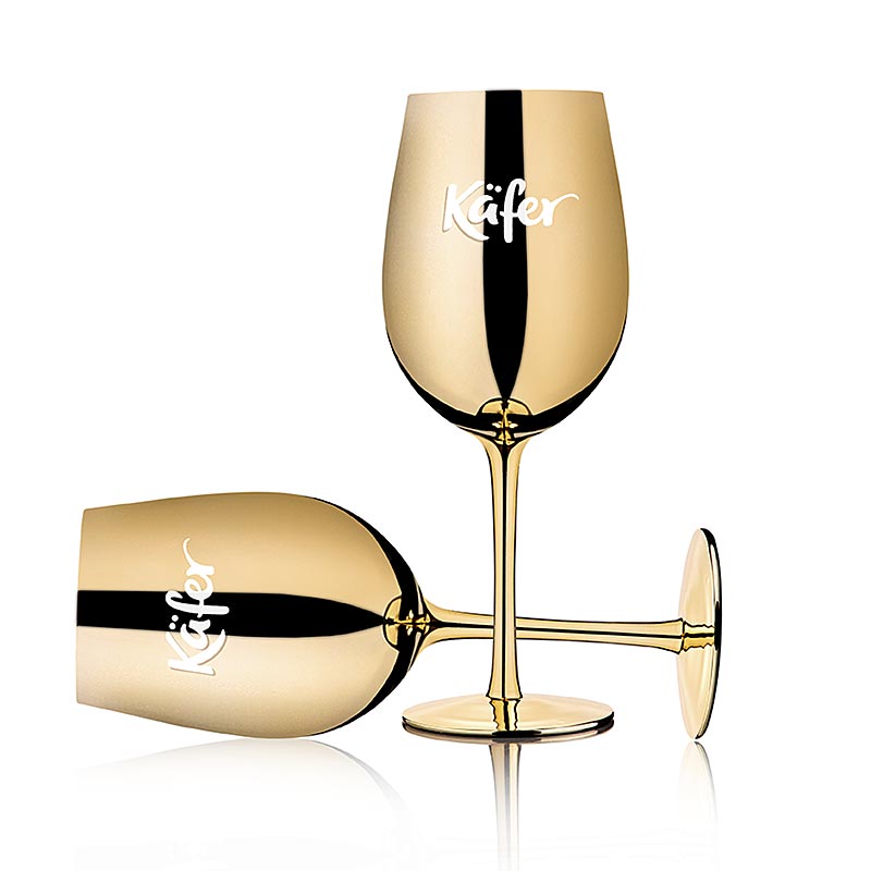 Käfer Cocktail Kelch Glas, Gold, 2 St - stilvolles, elegantes Glas für Cocktails und Getränke