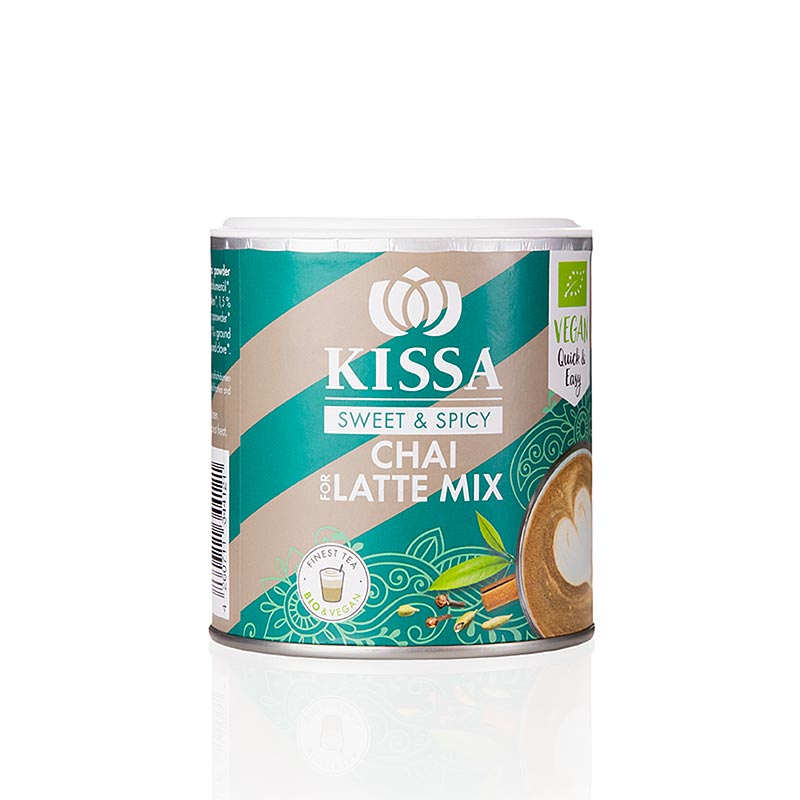 KISSA - Chai for Latte, Gewürz-Tee Mix, BIO, 120 g: Ein köstlicher Bio-Gewürztee-Mix für cremige Latte-Getränke